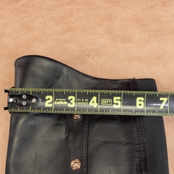 Lucca Lane Wmn Marella Brown Black Leather Riding Equestrian Buckle Boots sz 6.5 - Picture 8 of 11